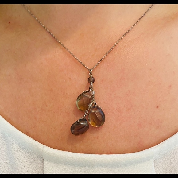 Smokey quarts necklace - Picture 2 of 3